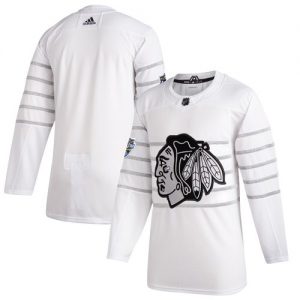 Pánské NHL Chicago Blackhawks dresy Bílý 2020 All Star Game hokejové dresy