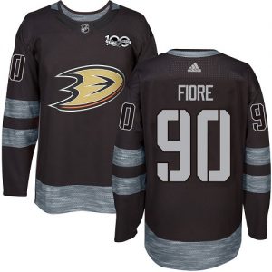 Pánské NHL Anaheim Ducks dresy Giovanni Fiore 90 Černá 1917 2017 100th Anniversary