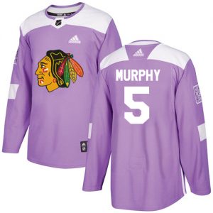Pánské NHL Chicago Blackhawks dresy 5 Connor Murphy Authentic Nachový Adidas Fights Cancer Practice