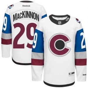 Dětské NHL Colorado Avalanche dresy 29 Nathan MacKinnon Authentic Bílý Reebok 2016 Stadium Series