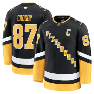 Pánské NHL Pittsburgh Penguins Sidney Crosby #87 Dresy Fanatics Alternate Premium Černý
